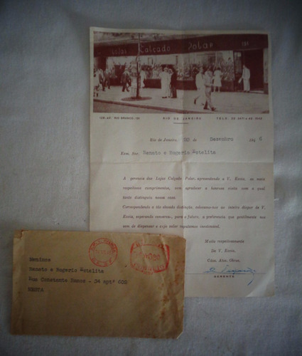 Polar Loja Calçado Propaganda Antiga (Usado)