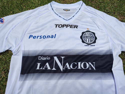 Jersey Olimpia De Paraguay Retro Centenario Blanca