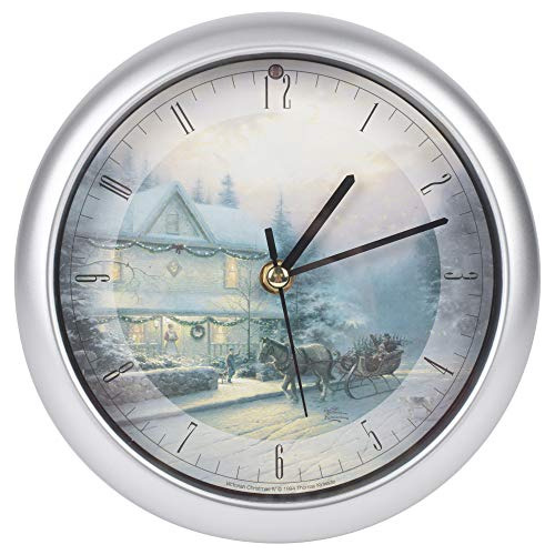 Thomas Kinkade Victorian Iv Silver Tone 8 X 8 Reloj De ...