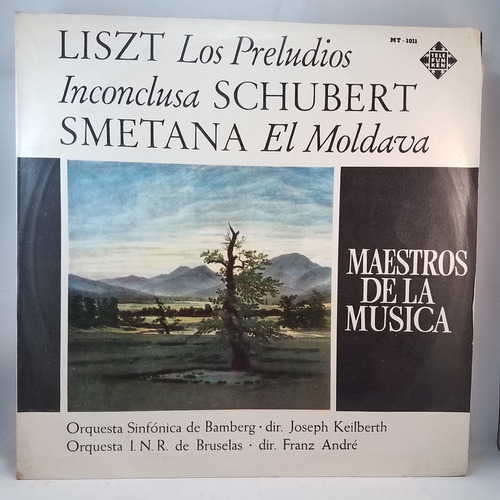 Liszt Preludios - Schubert Inconclusa - Smetana - Vinilo Lp