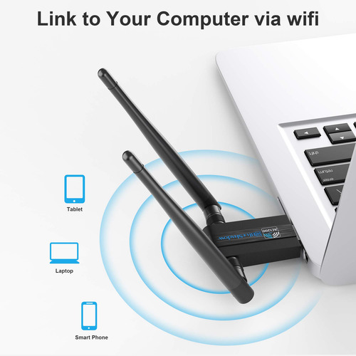 Adaptador Usb Wifi Blueshadow Ac1900 Para Pc De Escritorio P