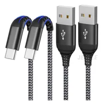 Comprar 2pzs Cable Tipo C Carga Rapida Cable Usb Tipo C 3.0 A Usb A Carga Rápida Para iPhone 16\u002F15\u002Fpad\u002Fsamsung Galaxy S24 S23 S10\u002Fs10+\u002Fxiaomi Note 9 2m 3a 480mbps Datos Color Negro Jeeyee
