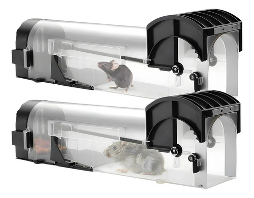 Trampas Para Ratas Ratones Efectivas Automática Jardín 2pcs