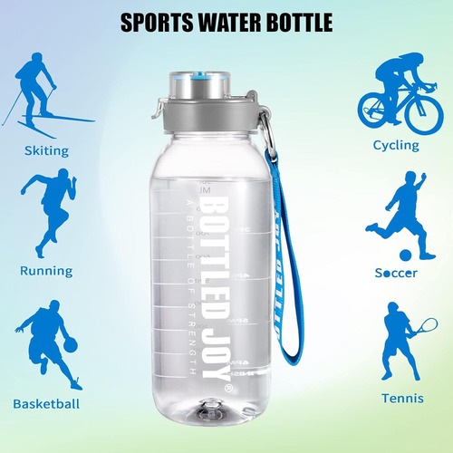 Botella De Agua, Bottled Joy, 1 Litro. Botella De Agua ...