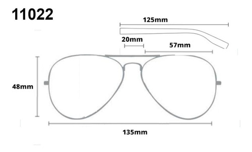 Óculos De Sol Yacht Sport Aviador Oval Aço Preto