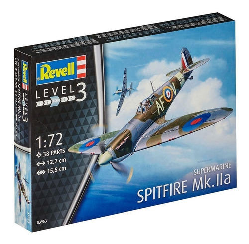 Spitfire Mk. Iia By Revell Germany # 3953  1/72