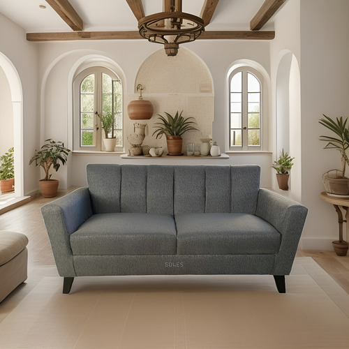 Sillon 2 Cuerpos Tapizado Antidesgarro Respaldo Canelon Elección Chenille