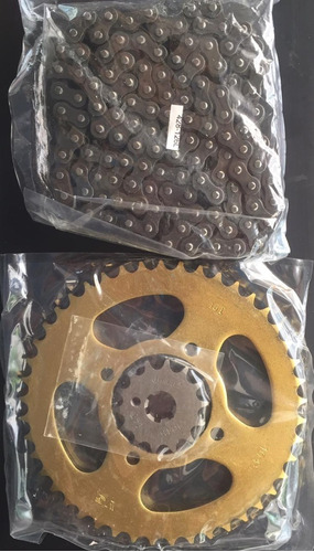 Kit Sprockets Yamaha Ybr125 + Cadena Reforzado