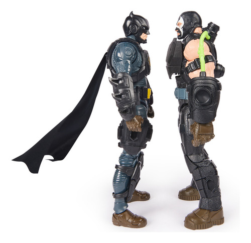 Set Batalla Batman Vs Bane De 30 Cm, 14 Accesorios Incluidos