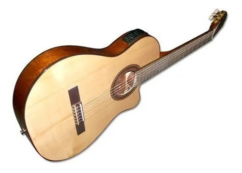 Guitarra Clasica Criolla Fonseca Modelo 41kec Eq ½ Caja   Pr