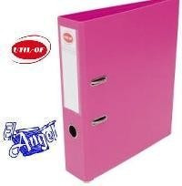 Bibliorato De Color Rosa Oficio O A4 Forrado Pvc Util Of Uo