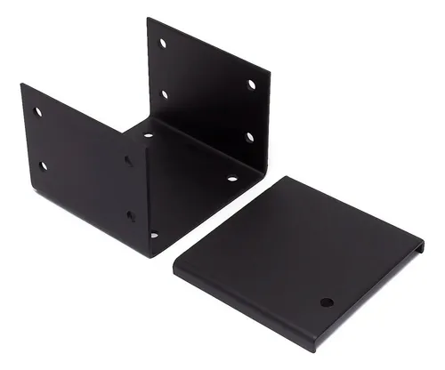 Base Atornillable 4x4 Metal Tiradores Madera