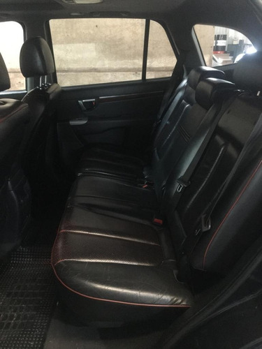 Hyundai Santa Fe 2.7 V6 7as Pre A - 2008 - Negro