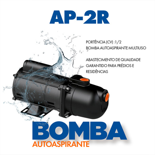 Bomba Autoaspirante Dancor Ap-2r Mono Bivolt 1/2cv Kit 2