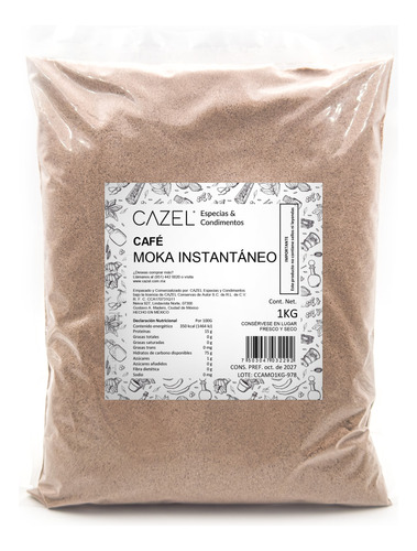 Café Moka Instantáneo Oaxaqueño 1kg