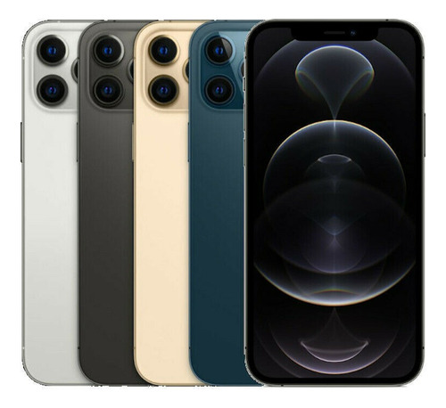 iPhone 12 Pro Max (256 Gb) Apple | Calidad Excelente | Pantalla Retina Xdr | Resistente Al Agua Y Polvo | Compatible Con Magsafe Y Carga Inalámbrica (Reacondicionado)