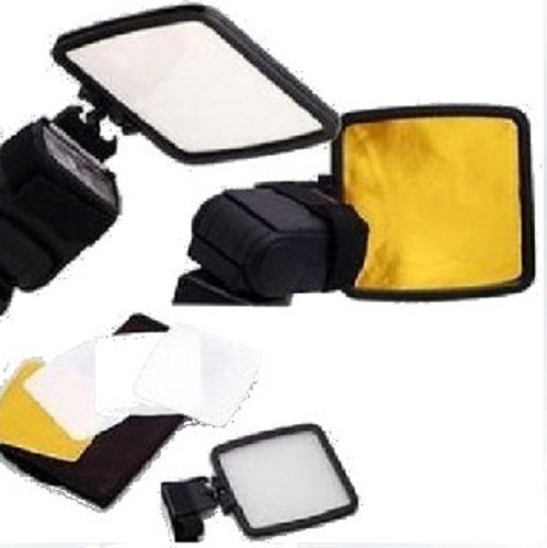Difusor De Flash Speedlight Rebatedor 4 Lados 4x1 Embutir