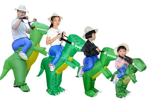 Disfraz De Dinosaurio Con Zancadas En 3d, Vestido De Cosplay