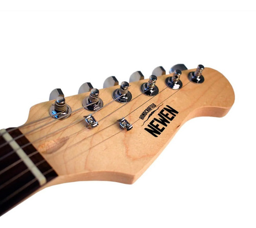 Imagen 7 de 10 de Guitarra Eléctrica Newen Stratocaster St Negro Con Palanca