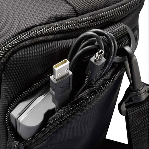 Bolso Case Logic Dcb 306 Compacto Camara Semi Reflex Color Negro