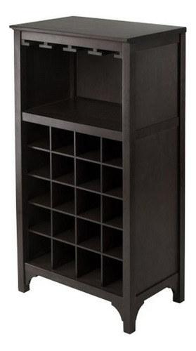 Gabinete De Vino Modular  Ancona 20 Botellas Con Estante De 