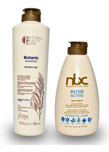 Kit Botanic Shampoo + Inter Active Nbc 300ml C/u