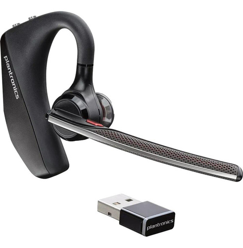 Audífonos Poly Voyager 5200 Uc Bluetooth Dongle Usb Negro Color Gris