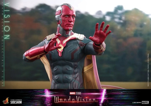 Vision Marvel Wanda Vision Sixth Scale Figure By Hot Toys