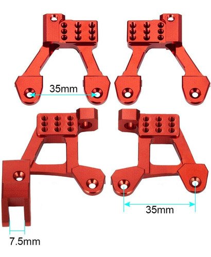 Benedict Harry 4pcs Aluminio Trasero/torre De Choque Delante
