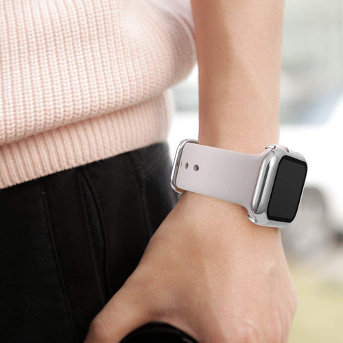 Easuny - Caja Rígida Para Apple Watch Series 6, Se, Series 5
