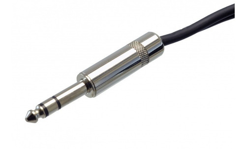 Imagen 2 de 4 de Cable 2 Plug Rca Macho A Plug 1/4 (6,3mm) Stereo Macho 2 Mt