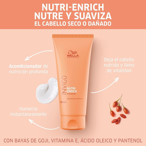 Shampoo 250ml + Conditioner + Masc Wella Invigo Nutri Enrich