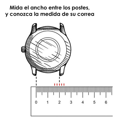 Correa Solida Acero Inox Compatible Withings Nokia 20mm 22mm