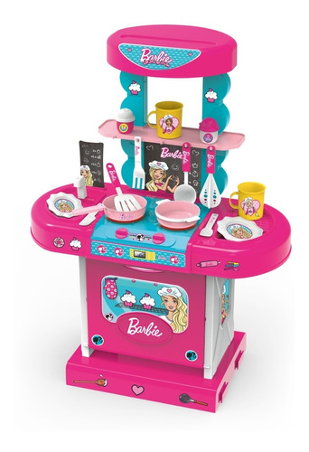 Barbie - Cocina Electrónica Con Valija 2104