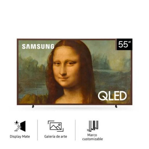 Smart Tv Samsung 55'' Qn55ls03bagczbc Frame Art Mode Qled 4k Uhd Marron