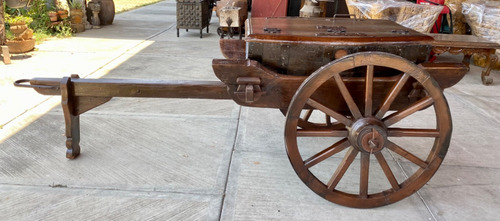 Increíble Carreta Hielera De Barril Estilo Antiguo.