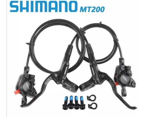 Kit De Frenos Hidráulico (completo) Shimano Original Mt200