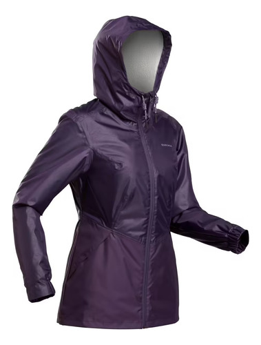 Abrigo Impermeable De Mujer Para Montaña Quechua Sh100