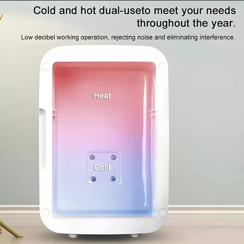 Refrigerador Para Habitación,maquillaje Coche Con Calentado Capacidad 4 Litros