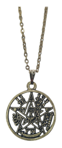 Collar Tetragramaton Estrella Amuleto Talisman Proteccion