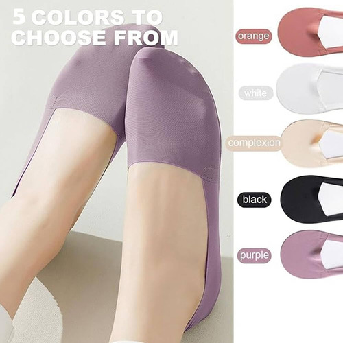 10 Pares Calcetines Invisibles Para Mujer,antideslizante