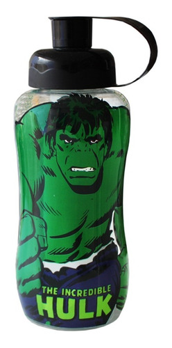 Garrafa Squeeze Pet Os Vingadores Marvel Tubo De Gelo 550 Ml