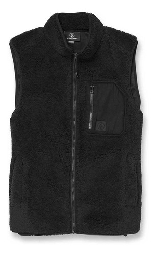 Casaca Muzzer Fuzzar Vest Hombre Negro Volcom