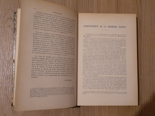 Leçons Géométrie Élémentaire Plane Paris 1913 J Hadamard (Usado)