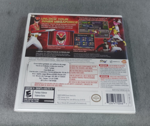 Power Rangers Mega Force - Bandai Namco - 3ds,2ds (Usado)