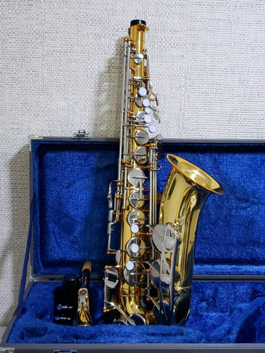 Sax Alto Yamaha Yas 22 Dourado/prata Japão Ref: 112