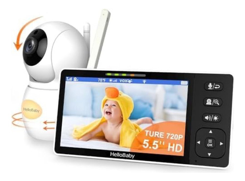 Kidsneed Baby Monitor De Bebé Con Música Y Vnocturna
