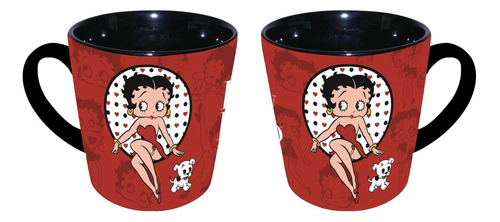 Taza Betty Boop Silueta Roja