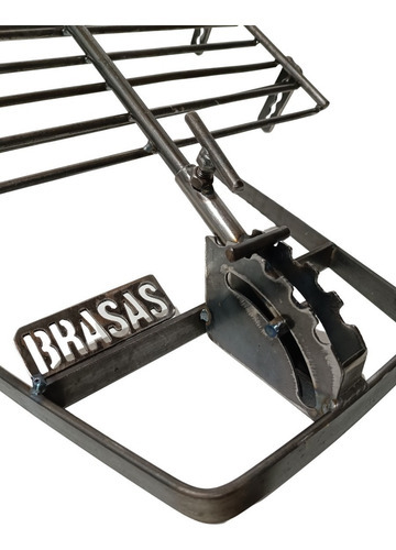 Imagen 3 de 8 de Asador Criollo Parrilla Pinche Portatil Fogon 4kg - Brasas®