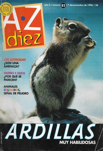 Revista A Z Diez / N° 82 / 7 Noviembre 1996 / Ardillas 